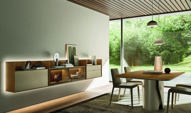 Sangiacomo Cabaret · modular system for living and dining areas